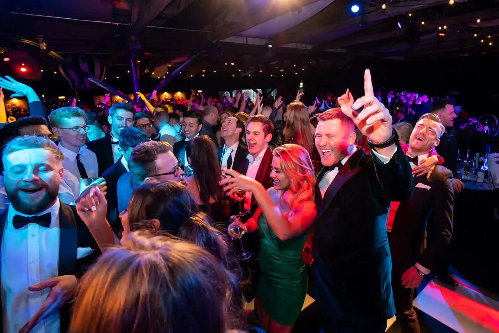 Cirque de Noël shared Christmas party at Tobacco Dock, Wapping — photograph 1