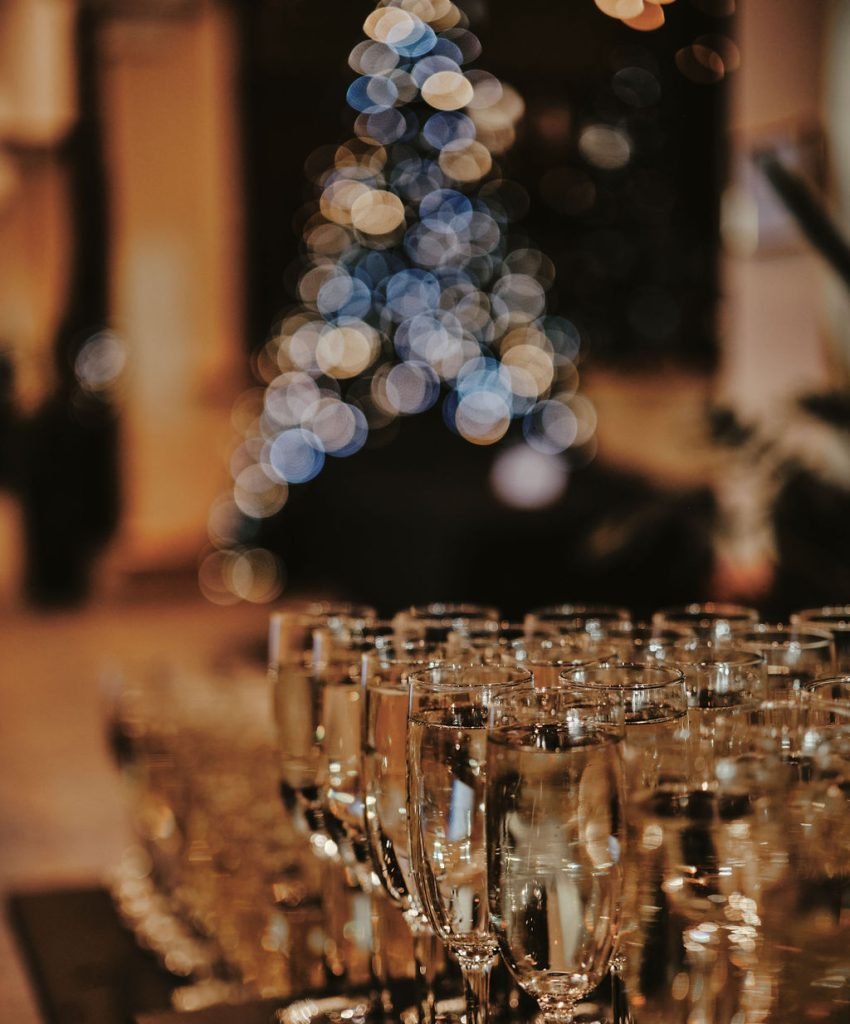 The Imposters: Come All Ye Faithful shared Christmas party at Central London four-star hotel (Victoria), Victoria — photograph 2