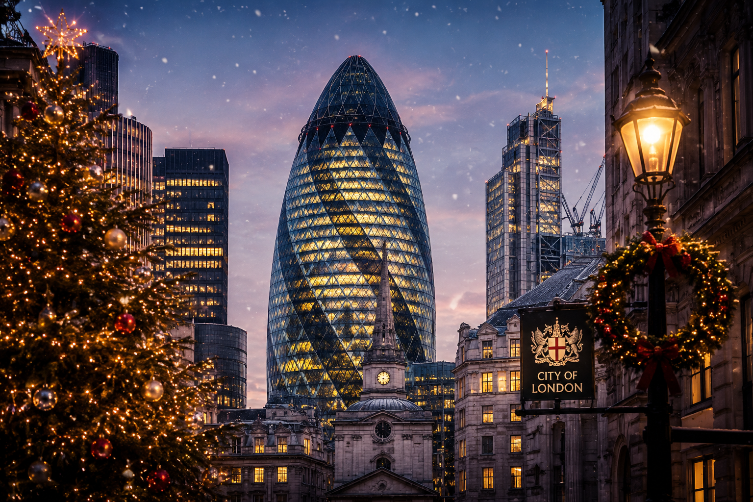 Shared Christmas Parties in the City of London